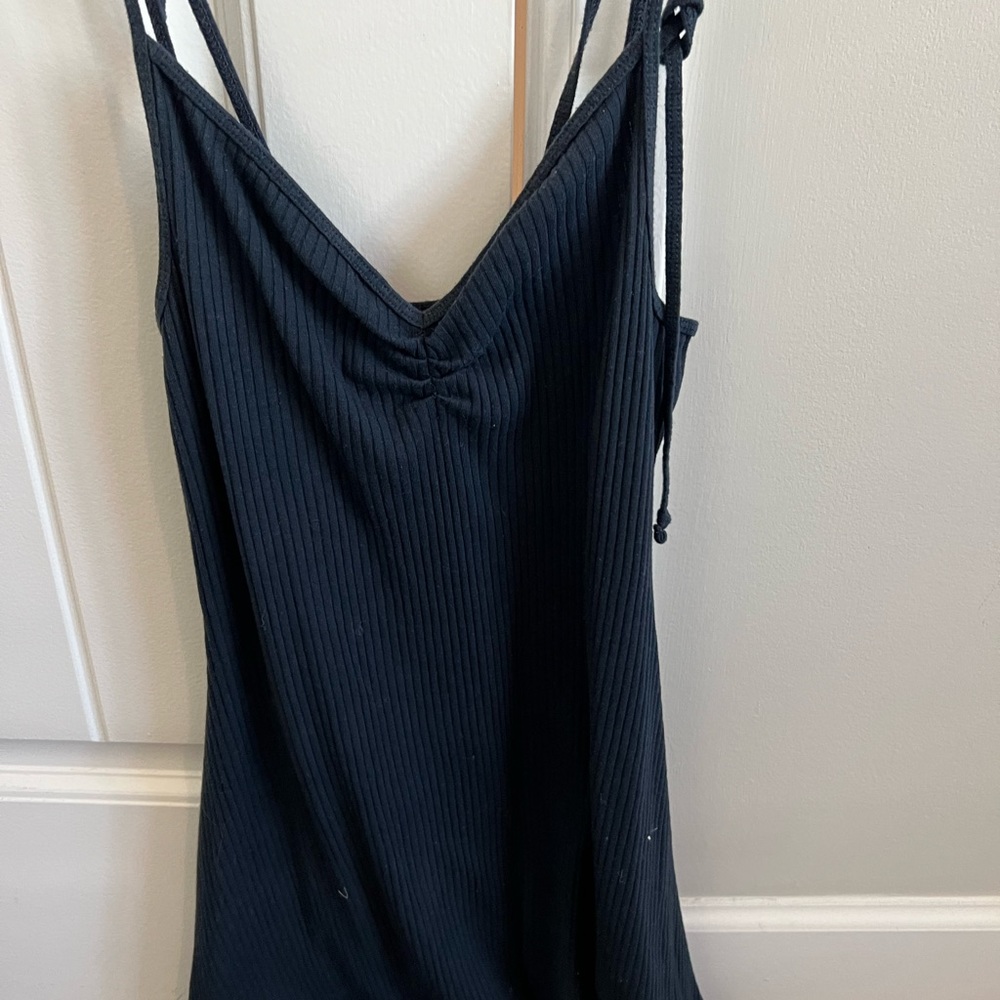Blue mini dress